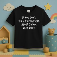 If You Don't Talk To Your Cat About Catnip Who Will Toddler T-Shirt