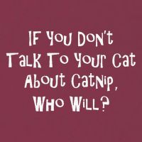 If You Don't Talk To Your Cat About Catnip Who Will 16oz Travel Tumbler