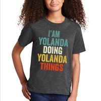IM Yolanda Doing Yolanda Things Kids T-Shirt