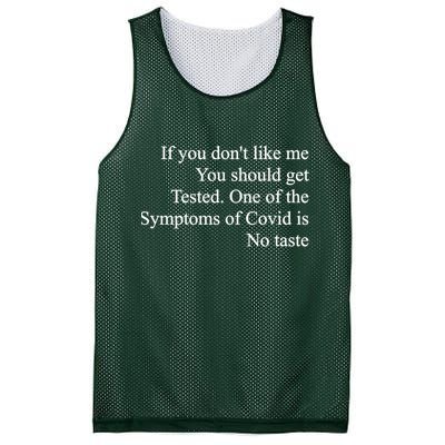 If You Don't Like Me You Should Get Tested Covid Mesh Reversible Basketball Jersey Tank