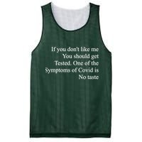 If You Don't Like Me You Should Get Tested Covid Mesh Reversible Basketball Jersey Tank