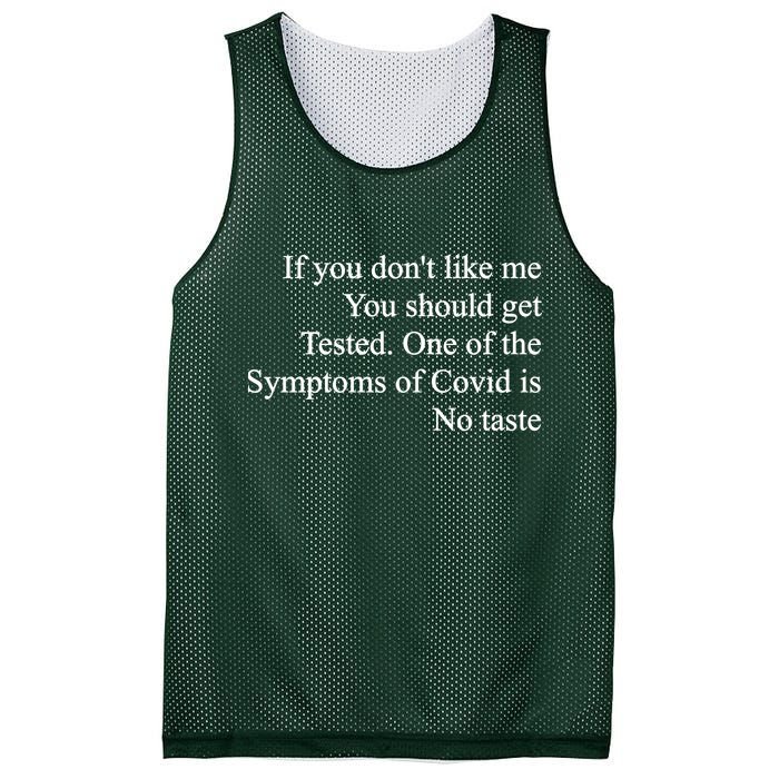 If You Don't Like Me You Should Get Tested Covid Mesh Reversible Basketball Jersey Tank