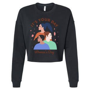 Its Your Day Cropped Pullover Crew