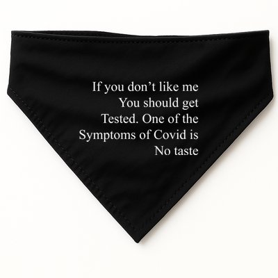 If You Don't Like Ne You Should Get Tested Funny Covid USA-Made Doggie Bandana