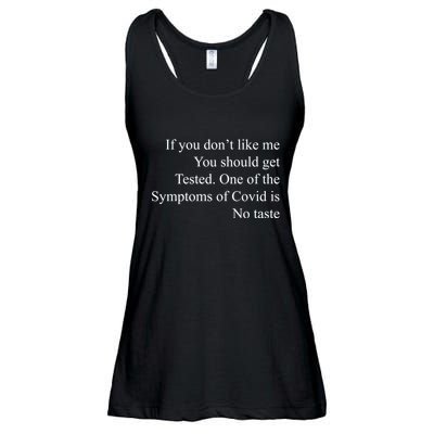 If You Don't Like Ne You Should Get Tested Funny Covid Ladies Essential Flowy Tank