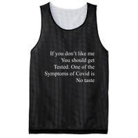 If You Don't Like Ne You Should Get Tested Funny Covid Mesh Reversible Basketball Jersey Tank