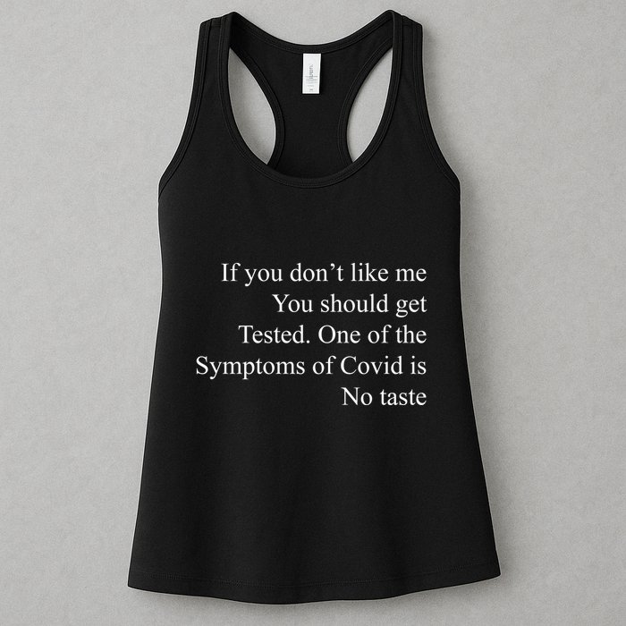 If You Don't Like Ne You Should Get Tested Funny Covid Womens Tank Top