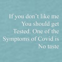 If You Don't Like Ne You Should Get Tested Funny Covid Sueded Cloud Jersey T-Shirt