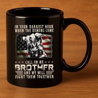 In Your Darkest Ho Ur When The Demons Come Call On Me 11oz C Handle Ceramic Mug
