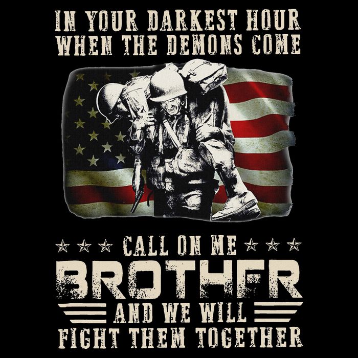 In Your Darkest Ho Ur When The Demons Come Call On Me 16 in Basic Backpack