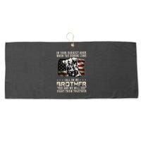 In Your Darkest Ho Ur When The Demons Come Call On Me Large Microfiber Waffle Golf Towel