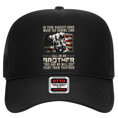 In Your Darkest Ho Ur When The Demons Come Call On Me Trucker Hat