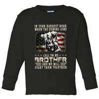 In Your Darkest Ho Ur When The Demons Come Call On Me Toddler Long Sleeve Shirt