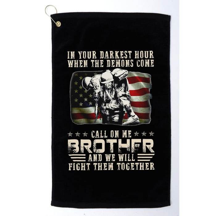 In Your Darkest Ho Ur When The Demons Come Call On Me Golf Towel
