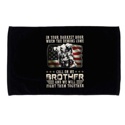In Your Darkest Ho Ur When The Demons Come Call On Me Microfiber Hand Towel