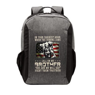 In Your Darkest Ho Ur When The Demons Come Call On Me Vector Backpack