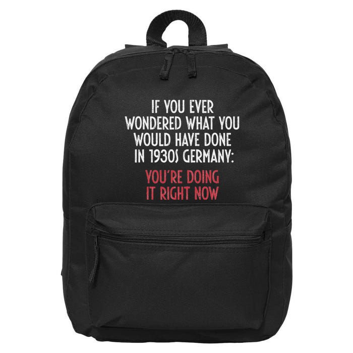 If You Ever Wondered What You Would Have Done In Germany 16 in Basic Backpack