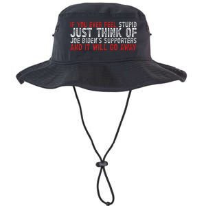 If You Ever Feel Stupid Funny Biden Supporter Legacy Cool Fit Booney Bucket Hat