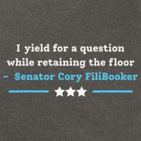 I Yield For A Question While Retaining The Floor Cory Cotton Canvas Backpack