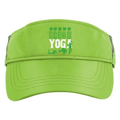 Irish Yoga Funny Saint Patricks Day Ing Team St Patty Gift Adult Drive Performance Visor