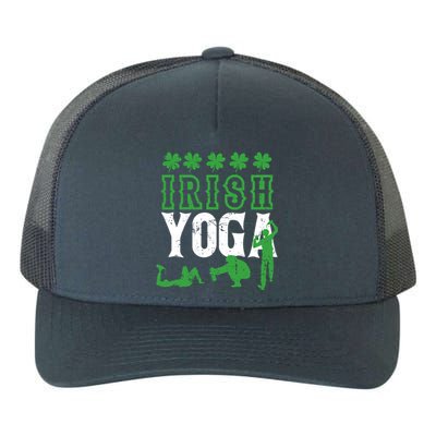 Irish Yoga Funny Saint Patricks Day Ing Team St Patty Gift Yupoong Adult 5-Panel Trucker Hat