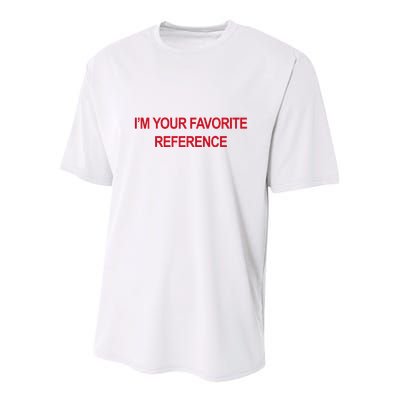 IM Your Favorite Reference Statement Slogan Youth Performance Sprint T-Shirt