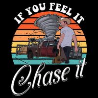 If You Feel It Chase It Vintage Design Drawstring Bag