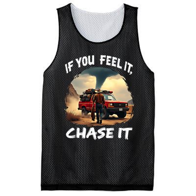 If You Feel It Chase It Mesh Reversible Basketball Jersey Tank