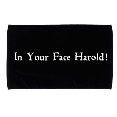 In Your Face Harold! Microfiber Hand Towel