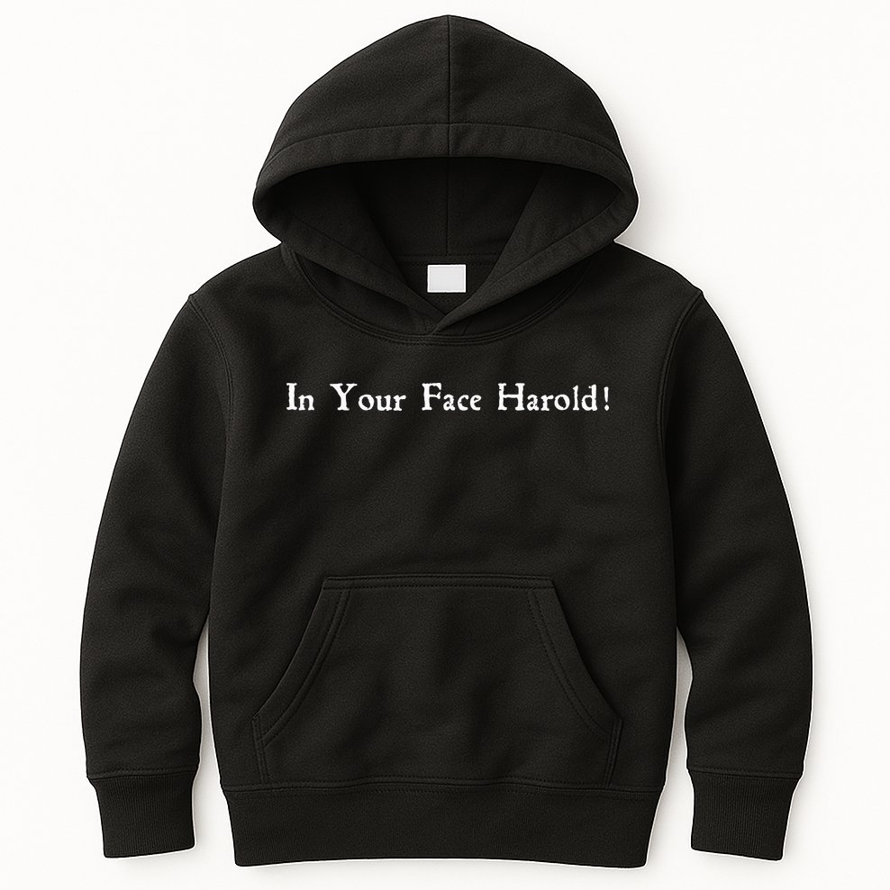 In Your Face Harold! Kids Hoodie