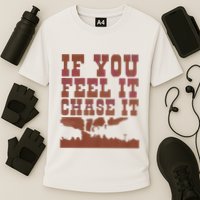 If You Feel It Chase It Cooling Performance Crew T-Shirt