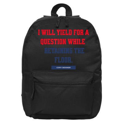 I Yield For A Question While Retaining The Floor  16 in Basic Backpack