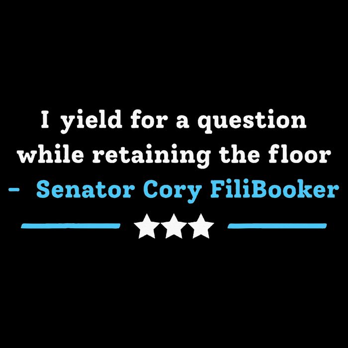 I Yield For A Question While Retaining The Floor Cory Booker 16 in Basic Backpack