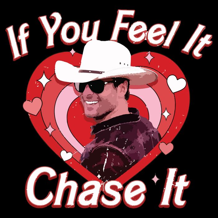 If You Feel It Chase It Flat Bill Trucker Hat