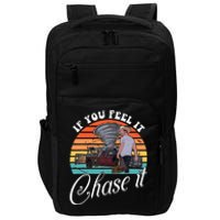 If You Feel It Chase It Vintage Impact Tech Backpack