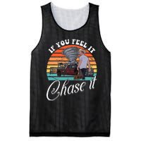 If You Feel It Chase It Vintage Mesh Reversible Basketball Jersey Tank