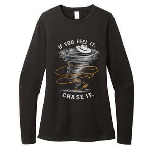 If You Feel It Chase It Womens CVC Long Sleeve Shirt