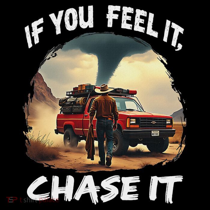 If You Feel It Chase It Flat Bill Trucker Hat