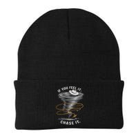 If You Feel It Chase It Knit Cap Winter Beanie