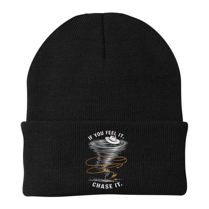 If You Feel It Chase It Knit Cap Winter Beanie