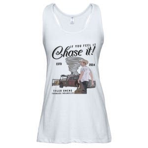 If You Feel It Chase It G.L.E.N Powell Ladies Essential Flowy Tank