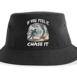 If You Feel It Chase It Tornado Wrangler Tornado Chase Sustainable Bucket Hat