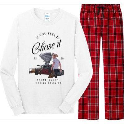 If You Feel It Chase It Long Sleeve Pajama Set