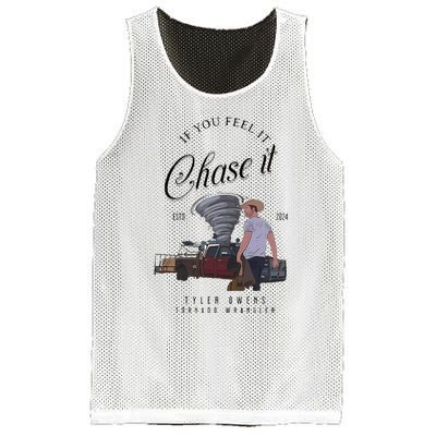 If You Feel It Chase It Mesh Reversible Basketball Jersey Tank