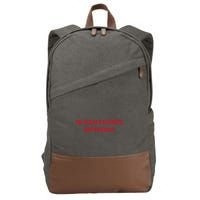 IM Your Favorite Reference Statement Slogan Cotton Canvas Backpack