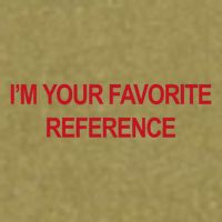 IM Your Favorite Reference Statement Slogan Garment-Dyed Women's Muscle Tee