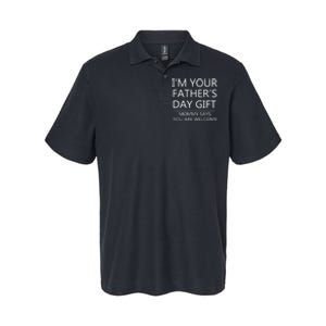 IM Your FatherS Day Gift Mommy Says You Are Welcome Softstyle Adult Sport Polo