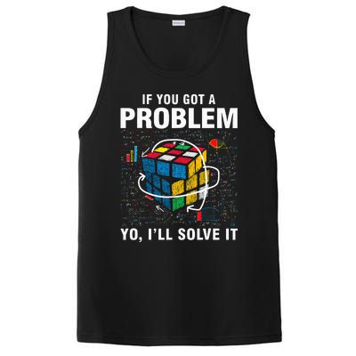 If You Got A Problem Yo ILl Solve It Funny Speed Cubing PosiCharge Competitor Tank