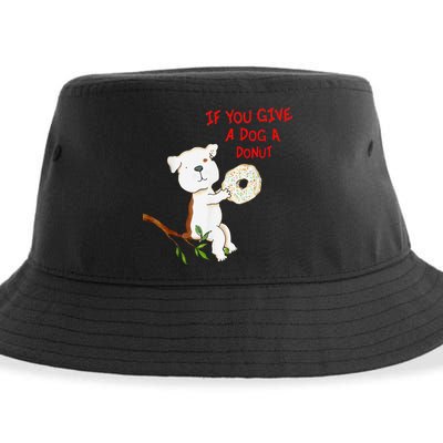 If You Give A Dog A Donut Sustainable Bucket Hat