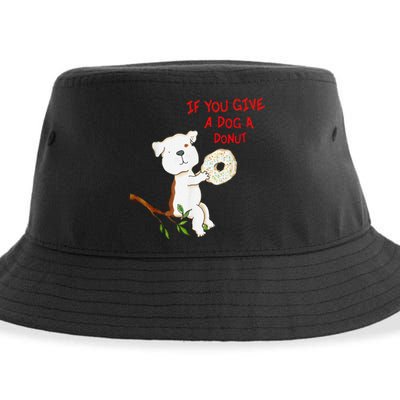 If You Give A Dog A Donut Sustainable Bucket Hat